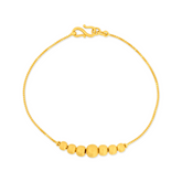 22K Gold Radiant Bead Bracelet